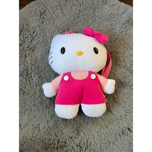 Vintage Y2k hello kitty stuffed animal with backpack handles - Picture 1 of 4